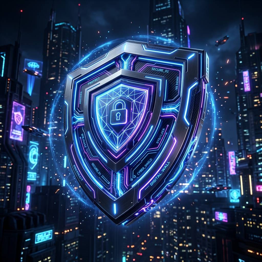 Interface sombre de protection serveur